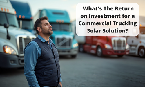 What's The Return on Investment for a Commercial Trucking Solar Solution?